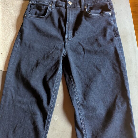 Citizens of Humanity Isola Crop Straight Leg Jeans (Chamber) - Picture 12 of 16